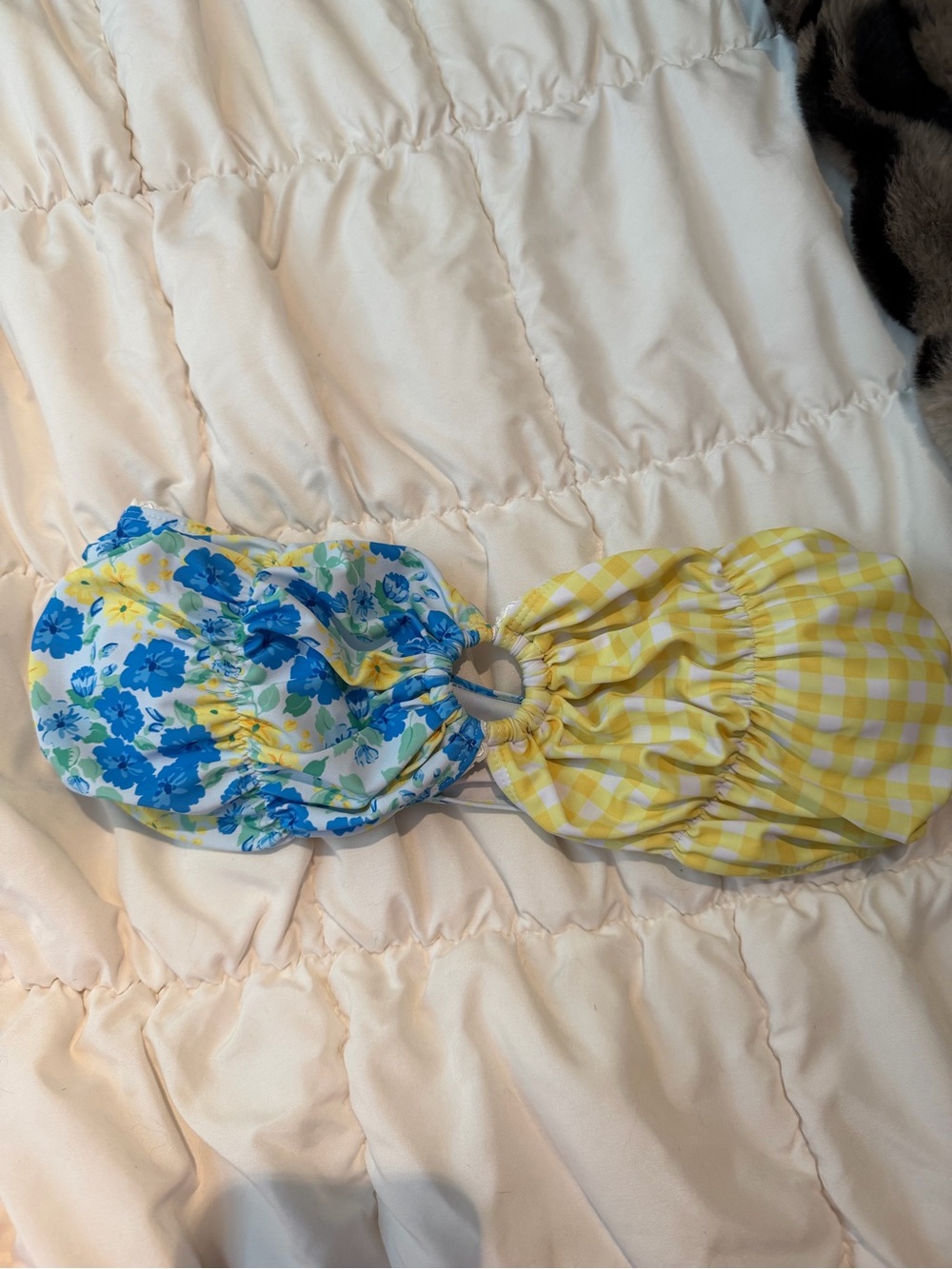 Shein strapless bathing suite top